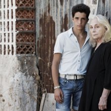 Via Castellana Bandiera: Dario Casarolo con Elena Cotta in una foto promozionale del film