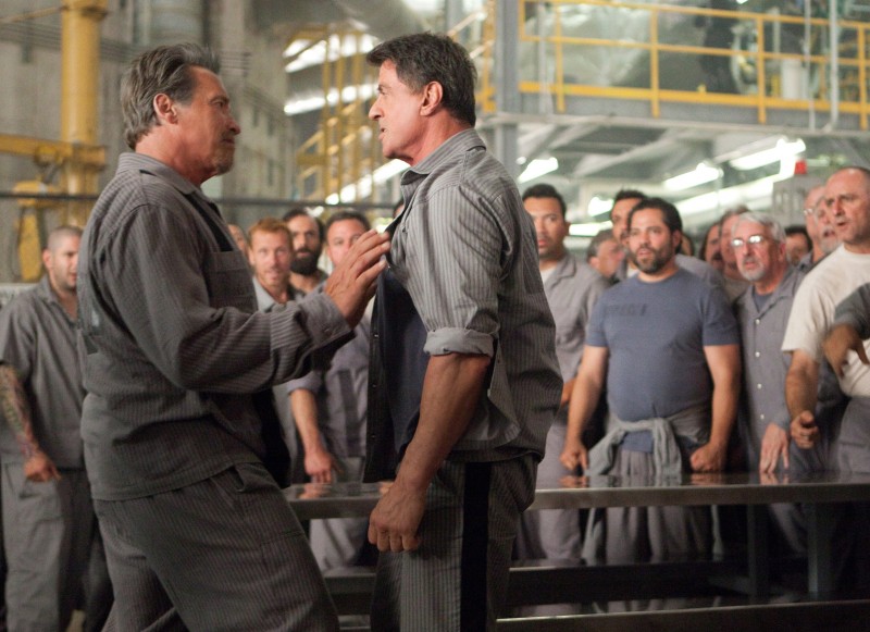 Escape Plan Fuga Dall Inferno Arnold Schwarzenegger Faccia A Faccia Con Sylvester Stallone In Una Sc 285603