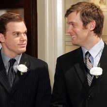 Peter Krause e Michael C. Hall in Six Feet Under