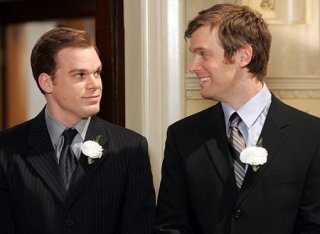 Peter Krause e Michael C. Hall in Six Feet Under
