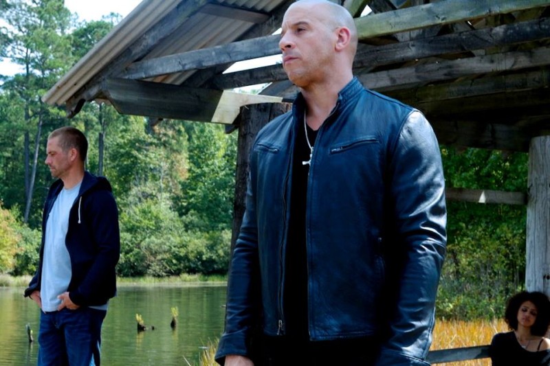 Fast & Furious 7: Vin Diesel e Paul Walker sul fiume