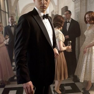 Masters of Sex: Nicholas D'Agosto in una scena del pilot