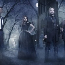 Sleepy Hollow: Orlando Jones, Tom Mison, Katia Winter e Nicole Beharie in una foto pronozionale della serie
