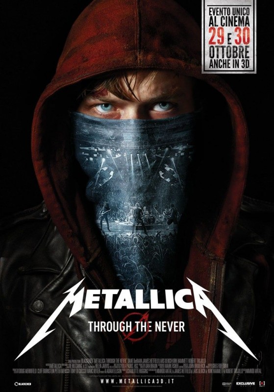 Metallica 3D Through The Never La Locandina Italiana 286158
