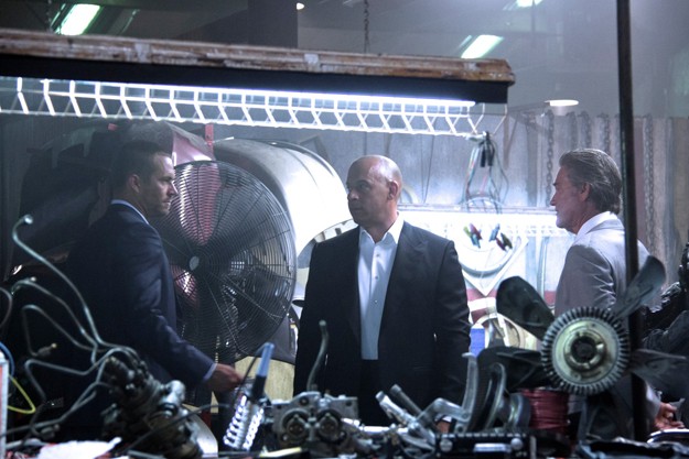 Fast & Furious 7: Vin Diesel, Paul Walker e Kurt Russell sul set