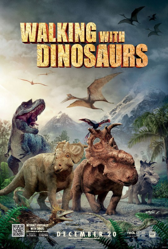 Walking With Dinosaurs 3D Un Suggestivo Poster 286680