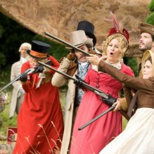 Austenland: Keri Russell con Georgia King e Jennifer Coolidge in una scena