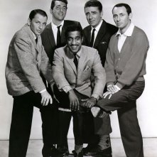 Il Rat Pack: Frank Sinatra, Dean Martin, Sammy Davis jr., Joey Bishop e Peter Lawford