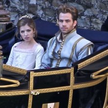 Into the Woods: Chris Pine e Anna Kendrick sul set