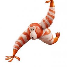 Piovono polpette 2 - lo 'Shrimpanzee', uno scimpanzè fatto di gamberetti