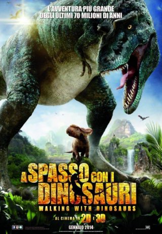 A spasso con i dinosauri: il poster italiano del film