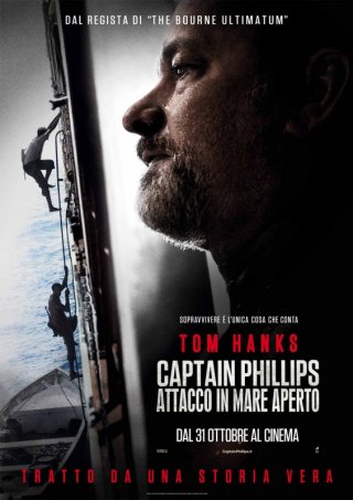 Captain Phillips - Attacco in mare aperto: il poster italiano del film