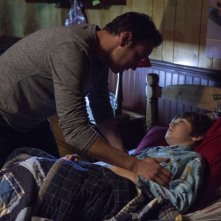 Oltre i confini del male - Insidious 2: Patrick Wilson insieme al piccolo Ty Simpkins in una scena