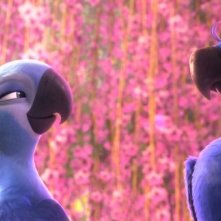 Rio 2: Blu e Jewel in una scena del film
