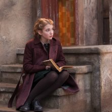 The Book Thief: Sophie Nélisse in una scena del film