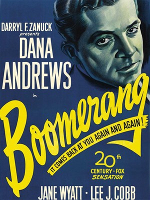 Boomerang - L'arma che uccide: la locandina del film