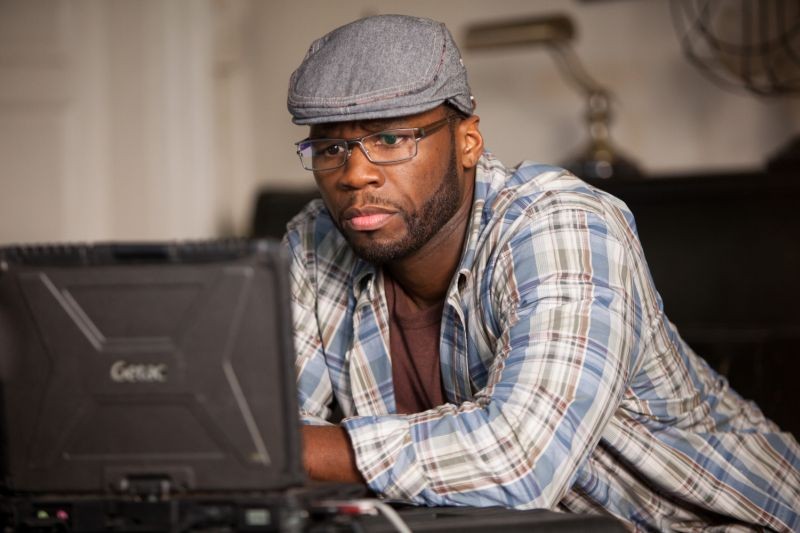 50 Cent in una scena di Escape Plan