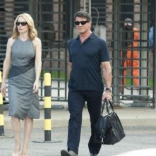Escape Plan - Fuga dall'inferno: Amy Ryan e Sylvester Stallone in una scena del film action