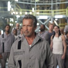 Escape Plan - Fuga dall'inferno: Arnold Schwarzenegger in una scena del film action