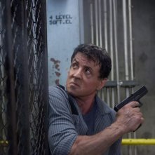 Escape Plan - Fuga dall'inferno: Sylvester Stallone in una scena dell'action carcerario