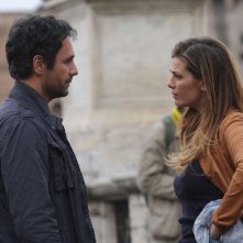 Raoul Bova e Vanessa Incontrada in una scena di Angeli - Una storia d'amore