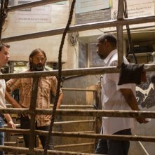 Cani sciolti: Denzel Washington con Mark Ahlberg ed il regista Baltasar Kormákur sul set