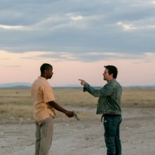 Cani sciolti: Denzel Washington discute animatamente con Mark Wahlberg in una scena del film action