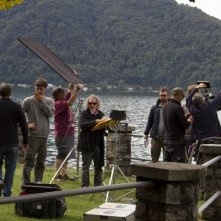 La sapienza: il regista Eugène Green sul set a Bissone