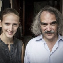 La sapienza: la protagonista Arianna Nastro con il regista Eugène Green in una foto promozionale