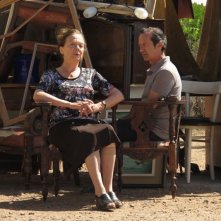 Una piccola impresa meridionale: Giuliana Lojodice insieme a Rocco Papaleo in una scena