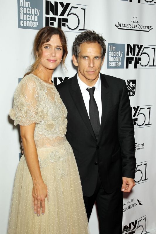 Ben Stiller E Kristen Wiig Al New York Film Festival Sul Red Carpet De I Sogni Segreti Di Walter Mit 287915