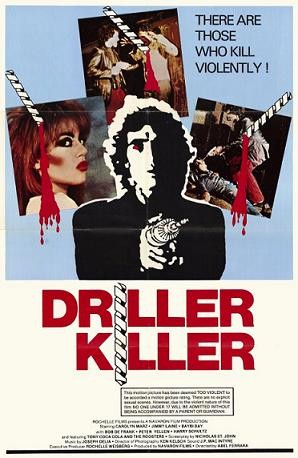The Driller Killer: la locandina del film