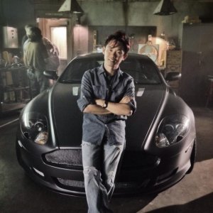 Fast & Furious 7: il regista James Wan davanti all'auto del villain del film