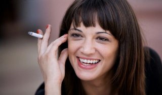 Una sorridente Asia Argento