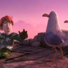 Justin e i cavalieri valorosi: il valoroso Justin in una scena del film animato