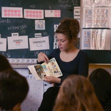 La vita di Adele: la co-protagonista del film Adèle Exarchopoulos in una scena