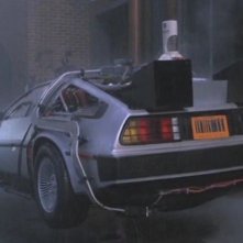 Ritorno al futuro Parte II: la 'macchina del tempo' in una scena del film