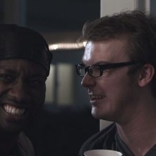 Smiley: Steve Greene in una scena del film con DeStorm Power