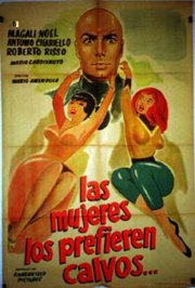 A qualcuna piace calvo: la locandina del film