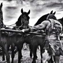 Hercules - Il Guerriero: Dwayne Johnson alle prese con un gruppo di cavalli da trascinare