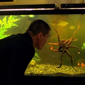 Old Boy: Josh Brolin osserva un acquario