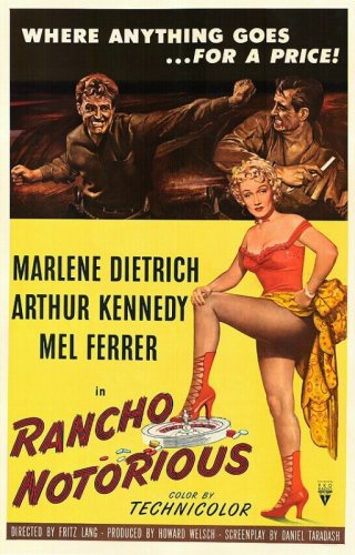 Rancho Notorius: la locandina del film