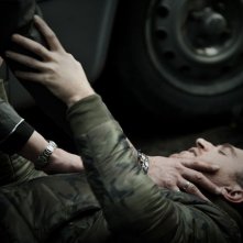 Song'e Napule: Alessandro Roja in una concitata scena del film