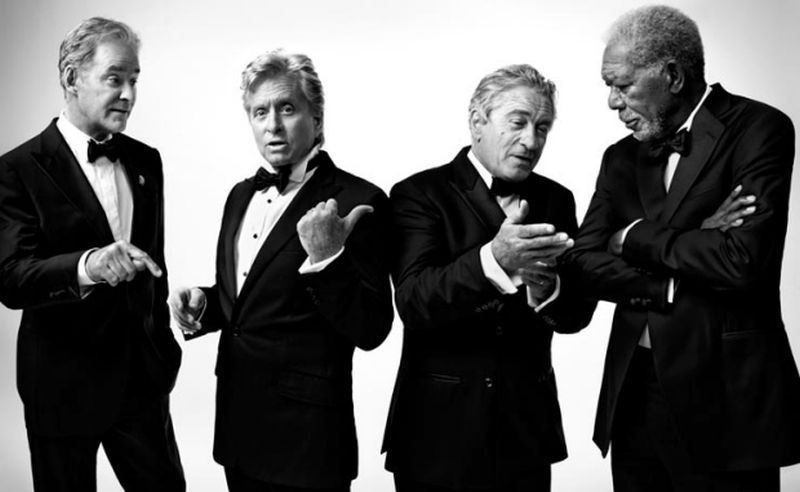 Last Vegas Michael Douglas Morgan Freeman Kevin Kline E Robert De Niro In Una Foto Promozionale 288928