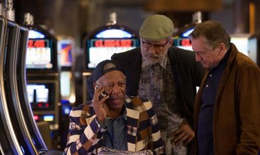 Last Vegas: Morgan Freeman, Kevin Kline e Robert De Niro al casinò in una scena del film
