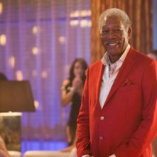 Last Vegas: Morgan Freeman sorridente in una scena del film