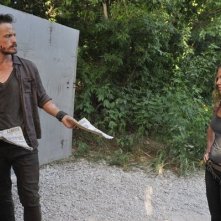 Revolution: David Lyons e Tracy Spiridakos nell'episodio Love Story