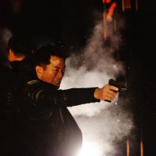 The White Storm: Louis Koo in una scena del film d'azione