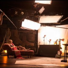 Venere in pelliccia: Emmanuelle Seigner e Mathieu Amalric sul set