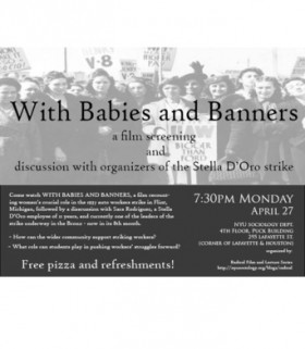 With Babies and Banners: Story of the Women's Emergency Brigade: la locandina del film